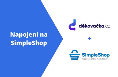 Napojení Děkovačky a SimpleShopu
